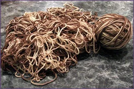 I understand the first part of knitting, but afterwards it curls up and I get these uneven stitches. What am I doing wrong?