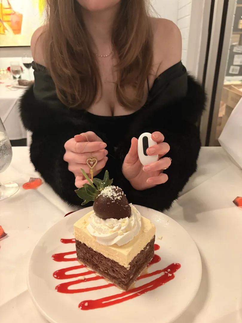 I’m smiling across the table at our dinner date with your key and plug remote. You’re sitting a little straighter.