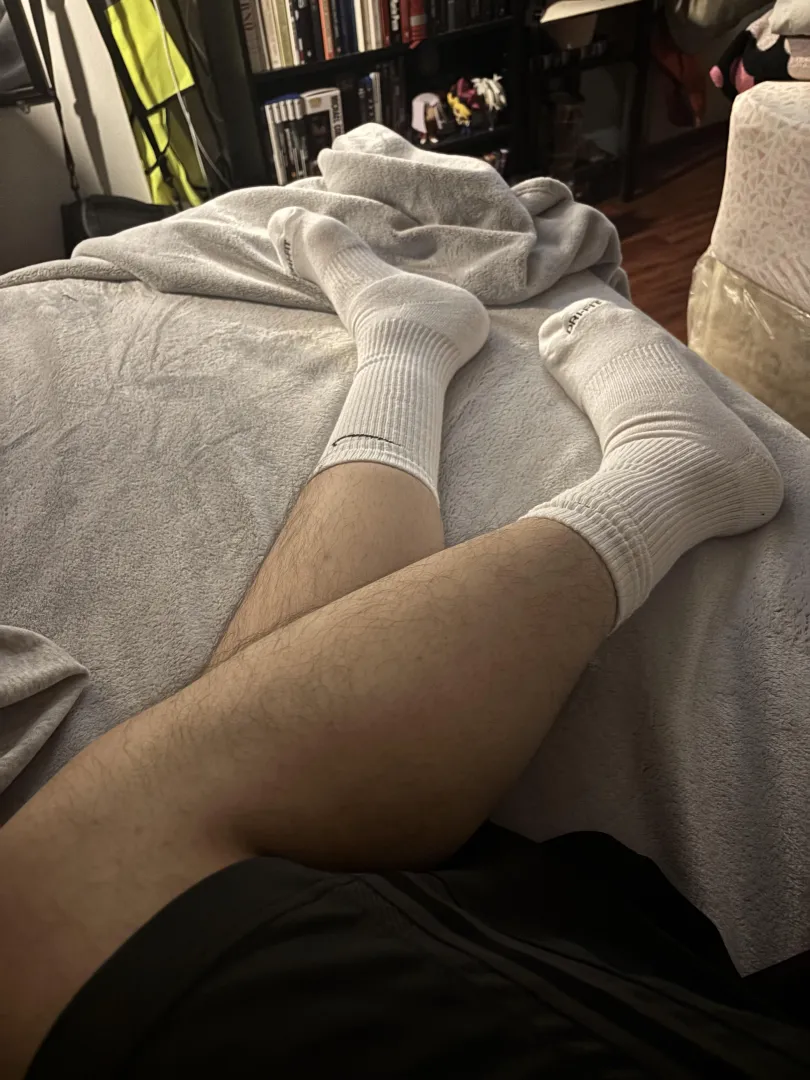 Like my legs and socks?