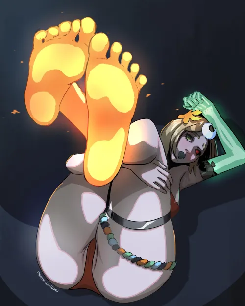 Melinoe showing off (ZuwuDraws) [Hades2]