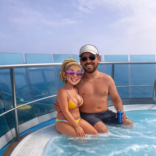 (MF4MF) Carnival Elation (2/26-3/2) (40ish married couple) Lets spice this cruise up (Cartoon photo for anonymity)