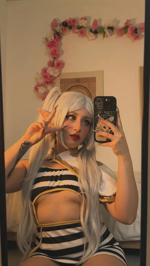 mirror, phone, and these hands