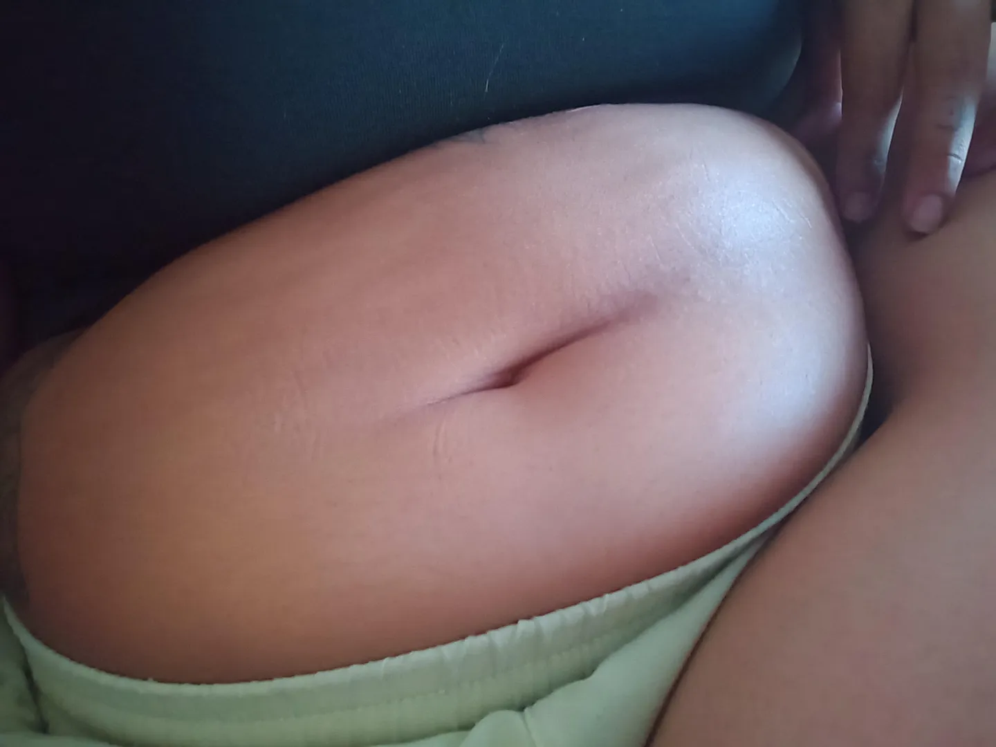 My belly button looks like this after a long weekend of eating junk food 