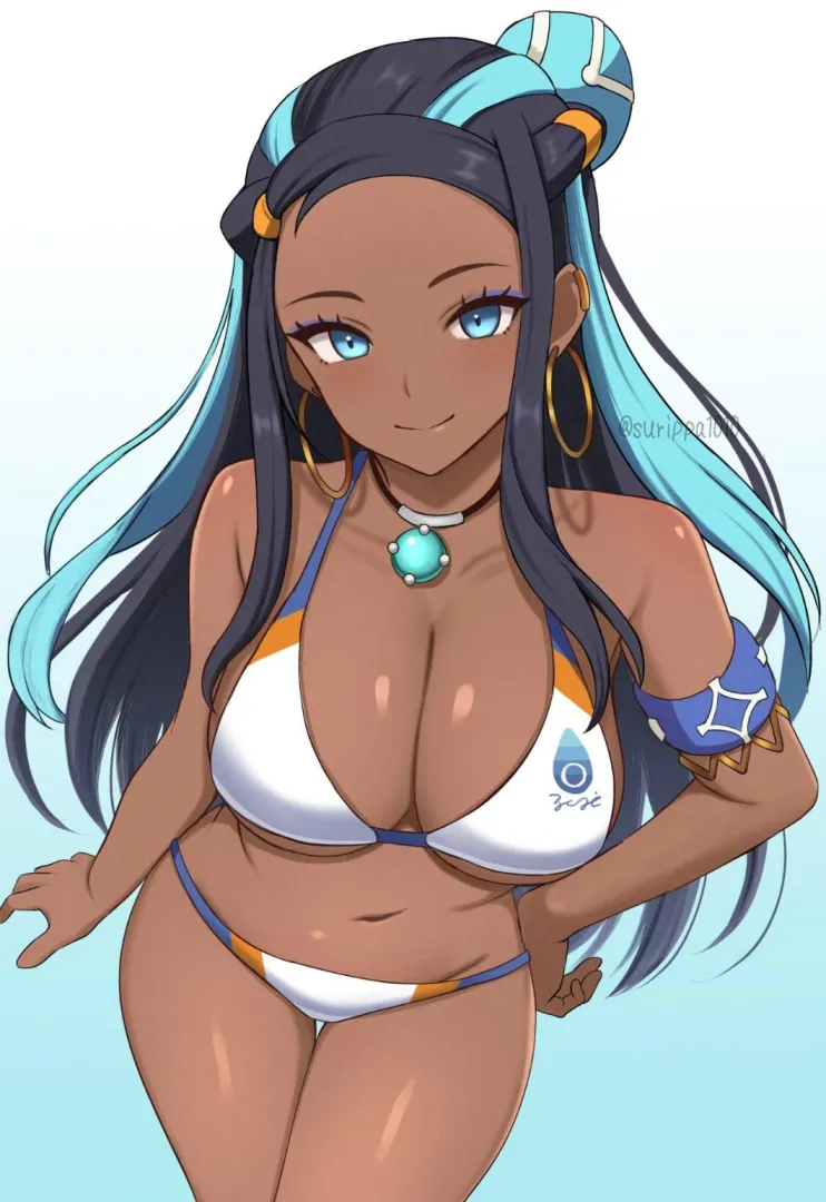 Nessa ready to swim