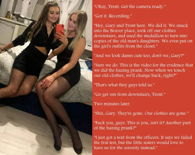 New Caption! Evidence of the Hazing