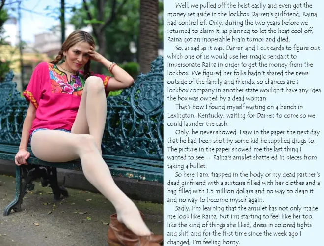 New Caption! My New Life As a Dead Woman