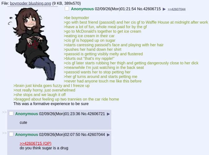 Nona's friend has a little sugar and gets a little WILD maybe even a little CRAZY