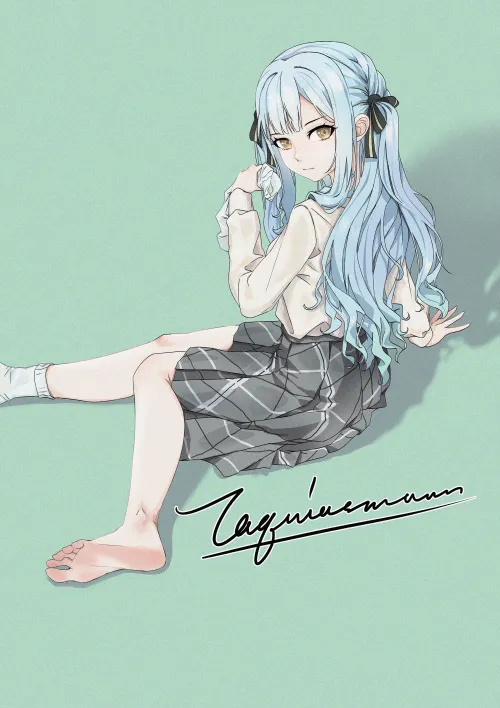 Sakiko with one sock off [BanG Dream!] (Taquia)