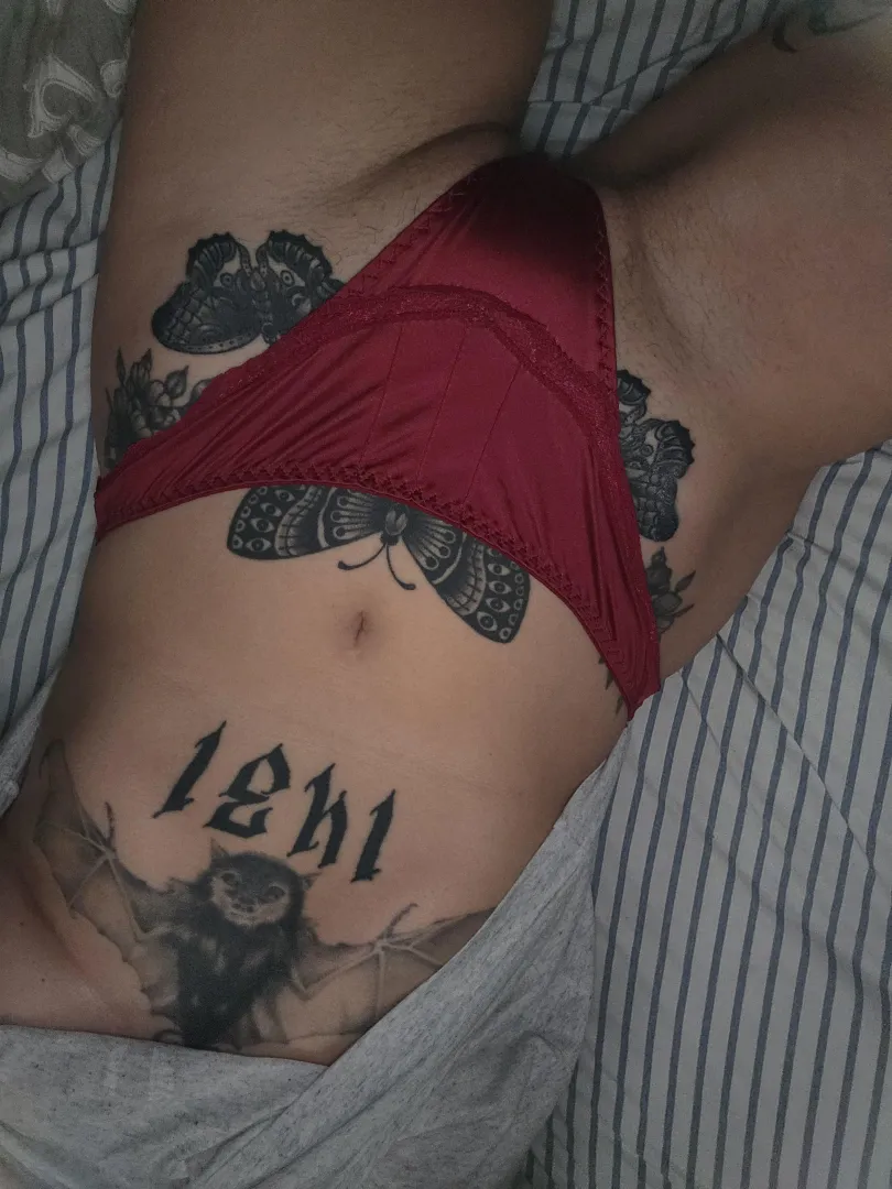 Selling dirty panties and kinky items! This satin red pair is available! Chat me to order  [USA][Selling]