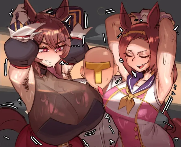 Sweaty horsegirl pits (SooraDraws)