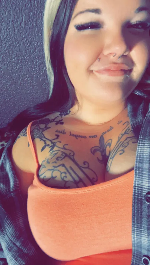 Tank tops and cleavage