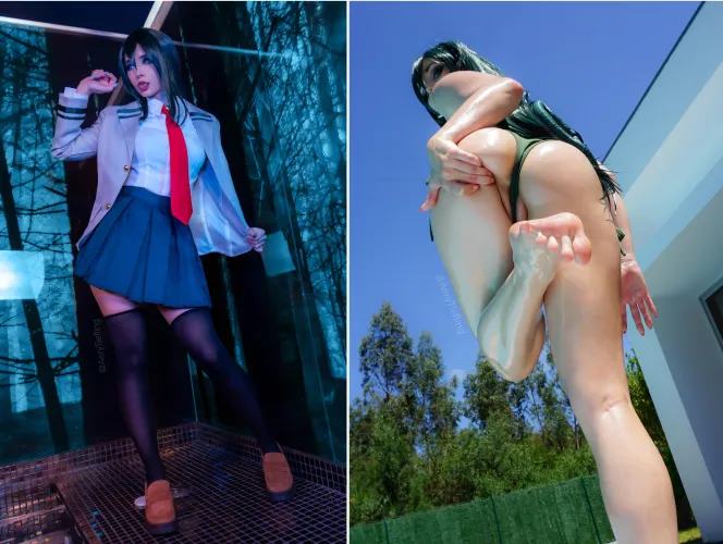 Tsuyu from My Hero Academia by Aery Tiefling [OC]