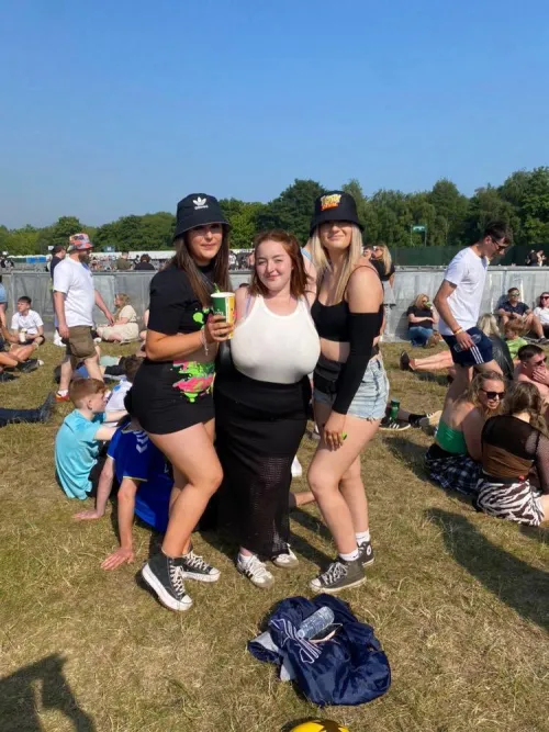 Do you prefer my big tits or their small tits?