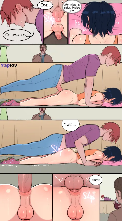 Felix and the push-ups - 2/? [by Yaplov]