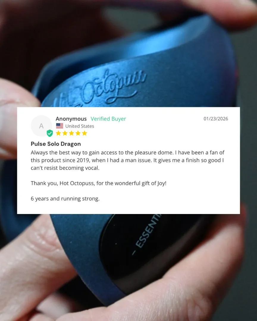 Fun fact: Pulse Solo is our best-selling toy, and for good reason.