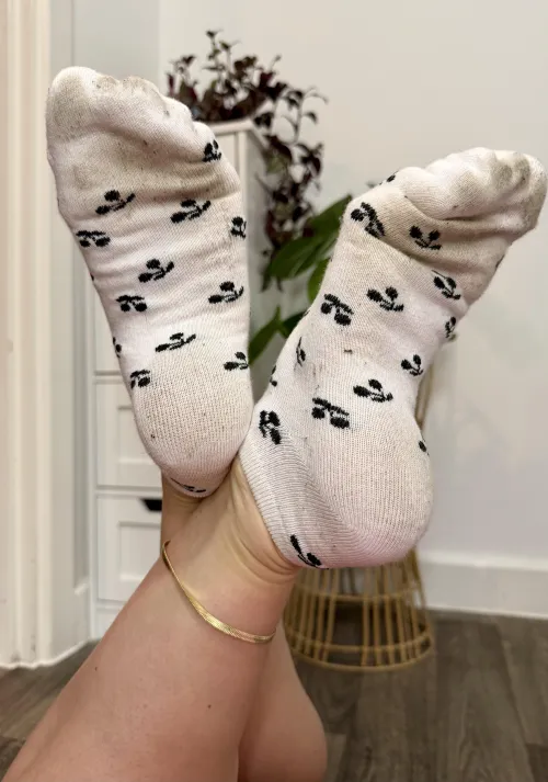 I’ll stay in these while you bury your face in my socks 