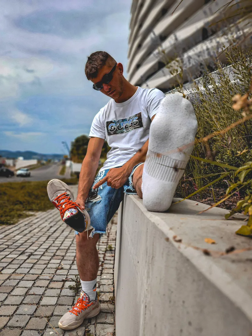 My old man tried grounding me despite being 21 already. So I did the next best thing and used his body to go skating with my buddies.They didn't mind hanging with me in his body and get this, my dad's body actually got some of the cute skaters to sniff