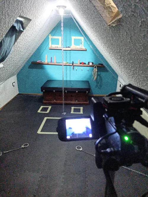 The moment you find out what your wife masturbated to in her puberty, you may need to add harsh cold spotlights, an old-school cam, and clear instructions to your playroom.