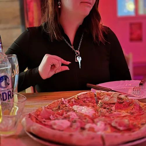 Valentines pizza date 