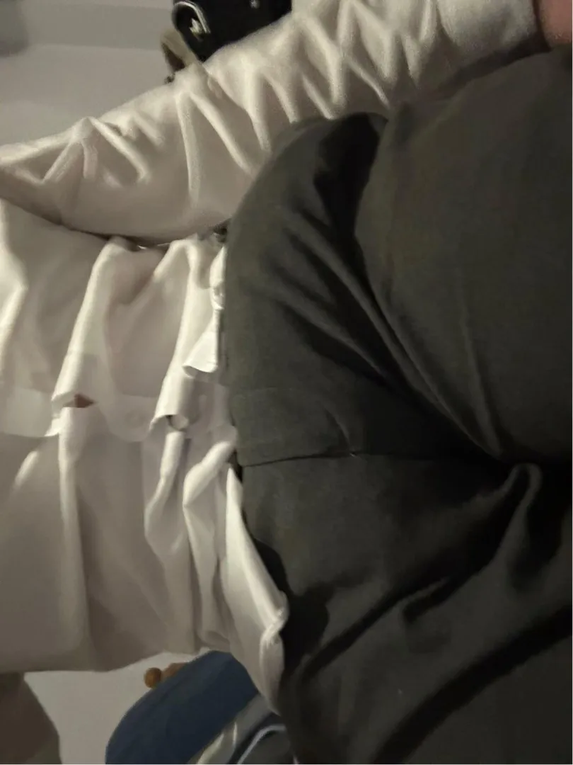 Bursting out my work trousers