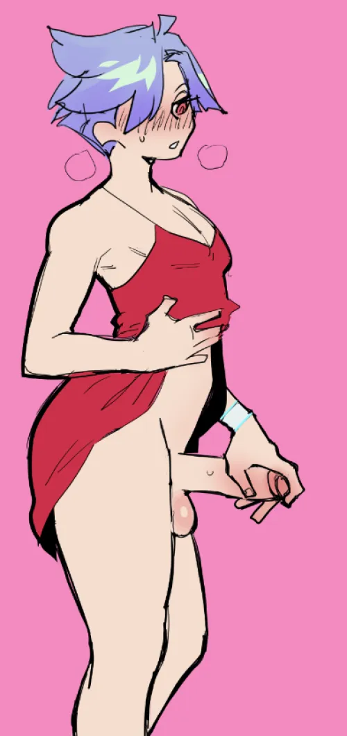 I don't know if this dress will hide my boner