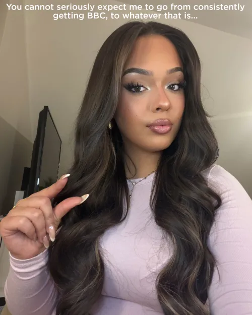 I mean, she does have a point...