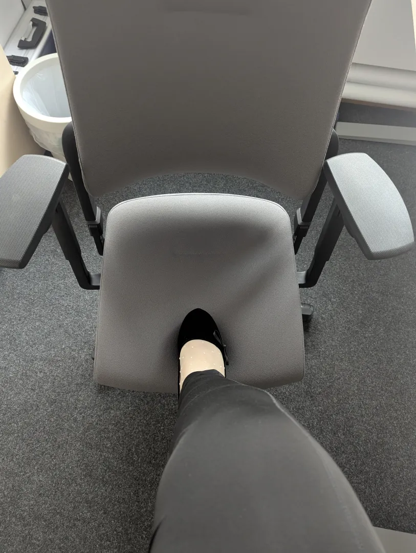 Imagine the thrill of your colleagues respecting you, while you’re secretly vibrating at the thought of my nylon-covered heels crushing your dignity.