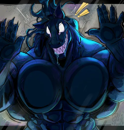 its the year of the (venom) horse  (Its_ColdPizzArt)