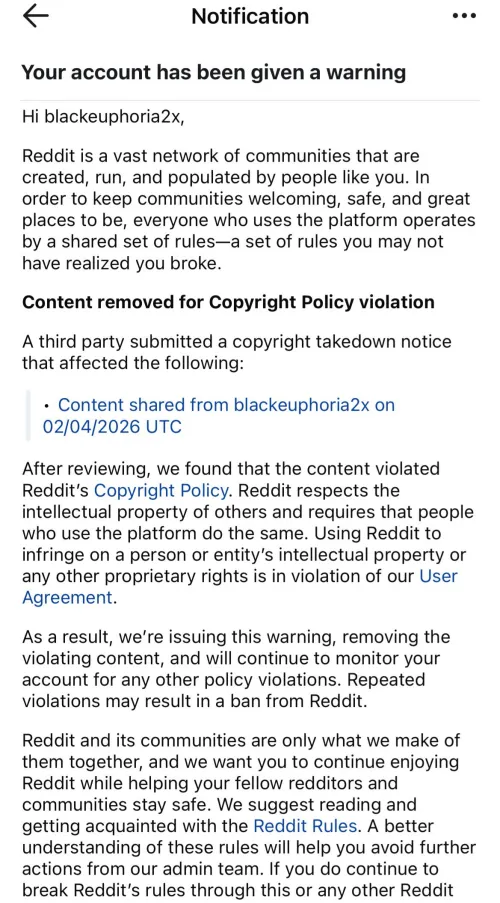 Look. It’s back. Don’t delete it now {reddit}