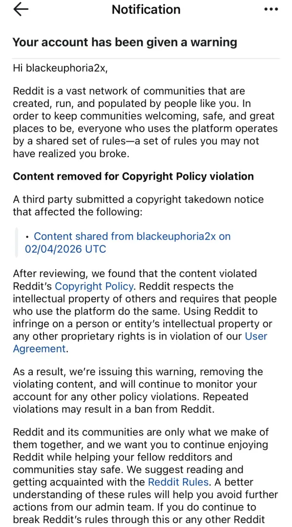 Look. It’s back. Don’t delete it now {reddit}