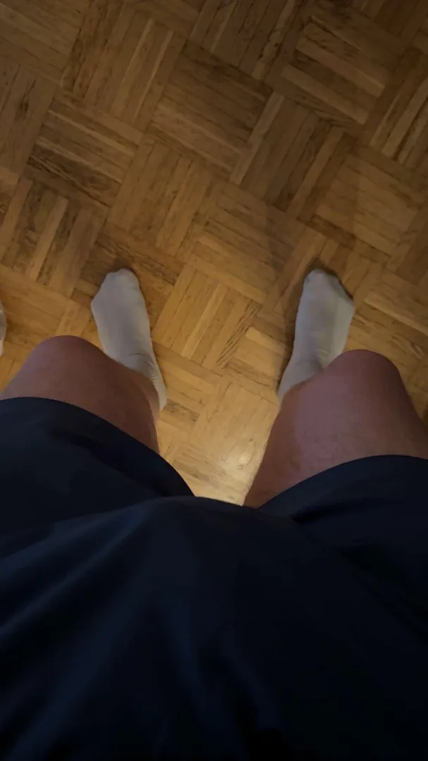 On your knees and sniff that white sox for Daddy (36). Be my nasty kinky pig.