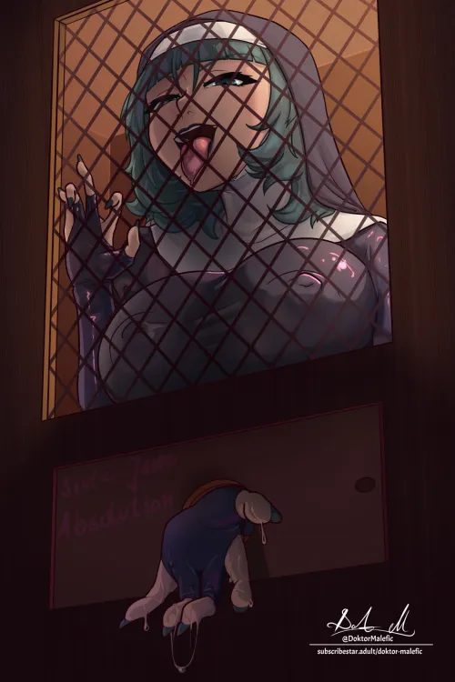 Sister Jane Doe is authorized to absolve any venial sins. Rely on her compassionate and caring touch~ (doktor malefic)