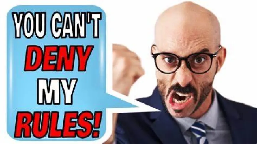 Some men on a power trip