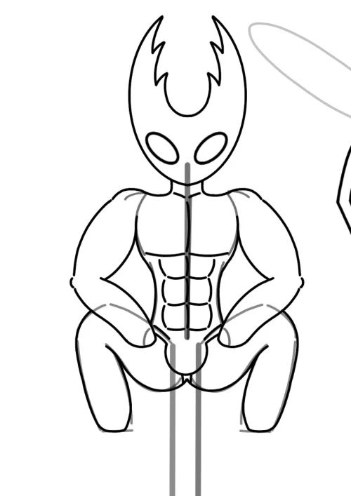 The Hollow Knight with a jockstrap