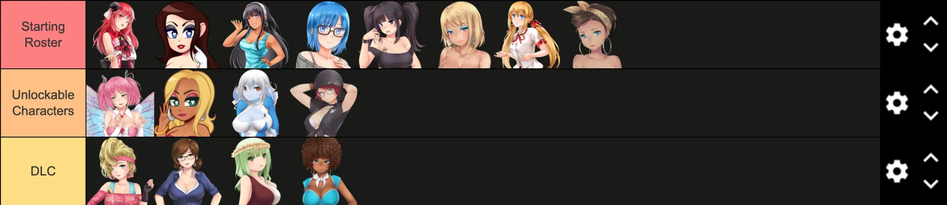 the Hunie Fighters Roster