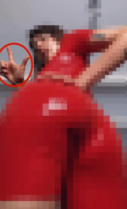 the L is for the loser that you are for me, and the pixels to make you even more of a loser, a loser tham cums at my censored body.