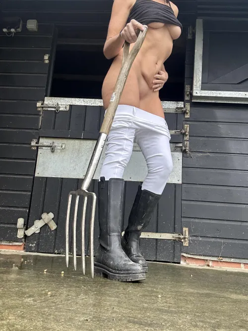 Told you I never wear underwear at the yard!