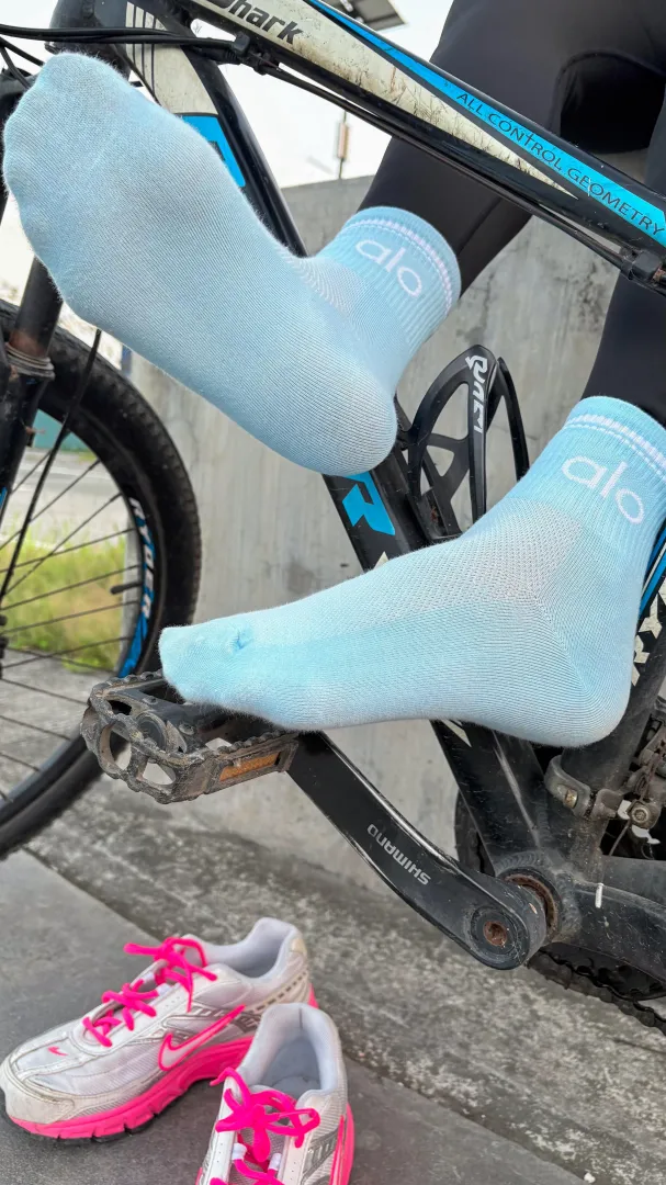 Would you sniff them right after I finish biking?