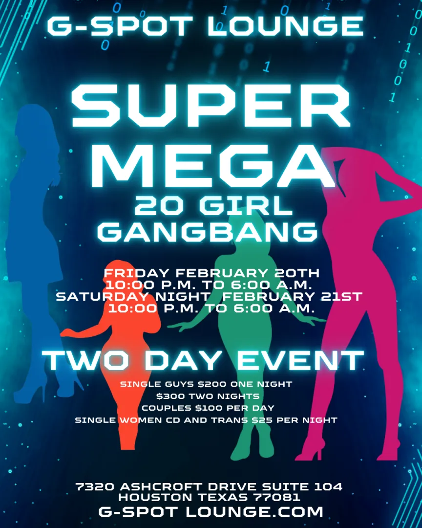 2 days of 20 girls @ G-Spot Lounge! Starts tomorrow at 10:00!