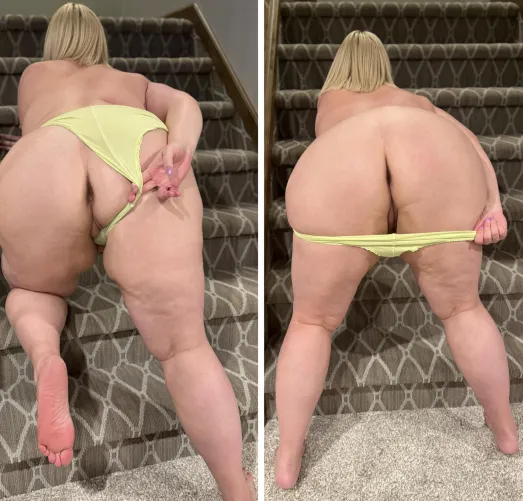 Are you going in pulled to the side or pulled down?