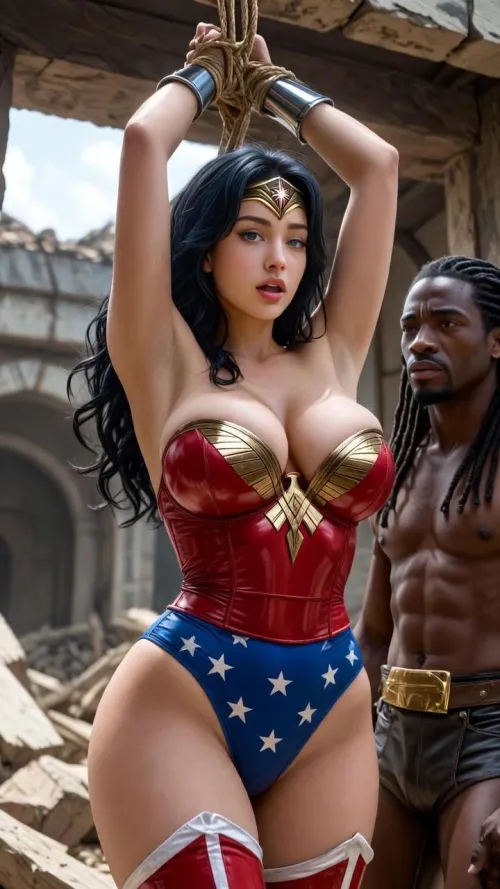 Bound without her Magic Belt