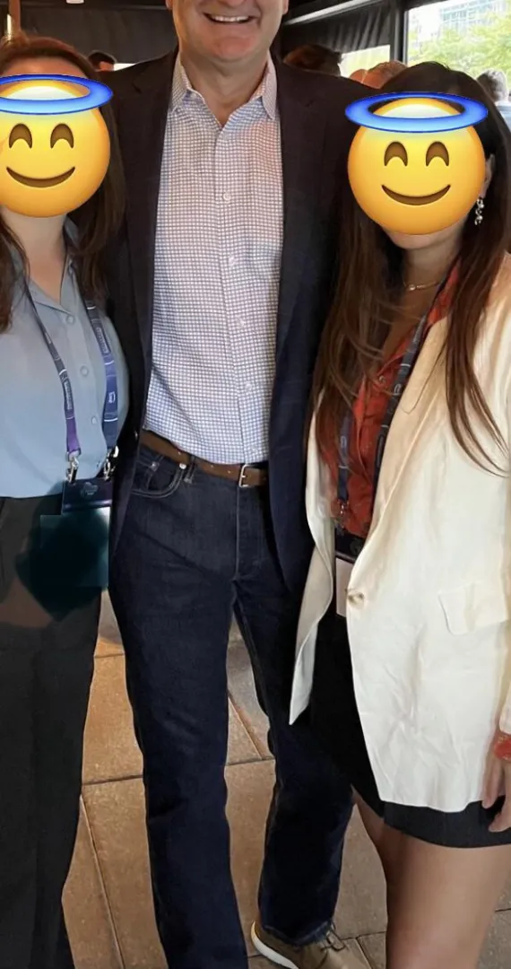 Couples host before the snow today