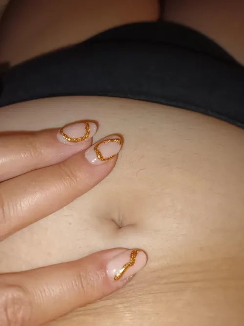 Enjoy this beautiful open belly button