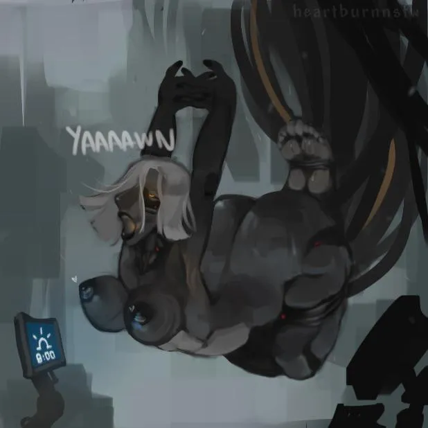 Glados in the morning (heartburnnsfw) [Portal 2]