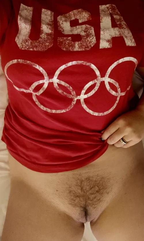 I'll sit on your podium anytime