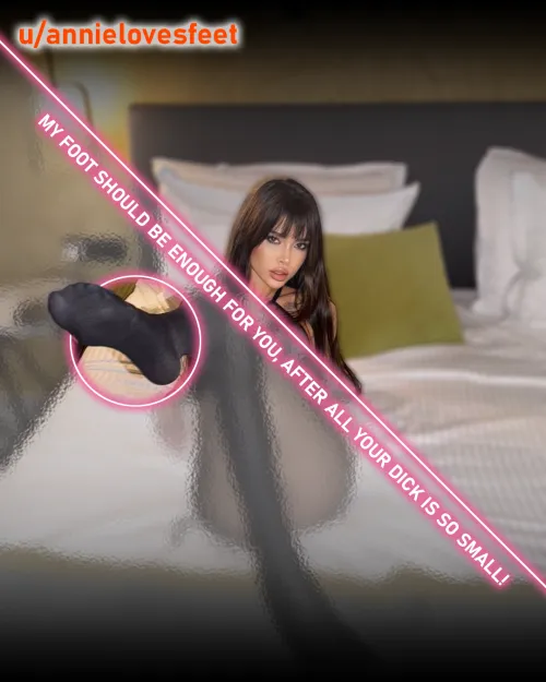 Is Daria Verys's foot enough to make you cum?