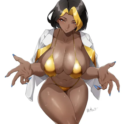 Mommy Domina rocking the Golden week bikini...