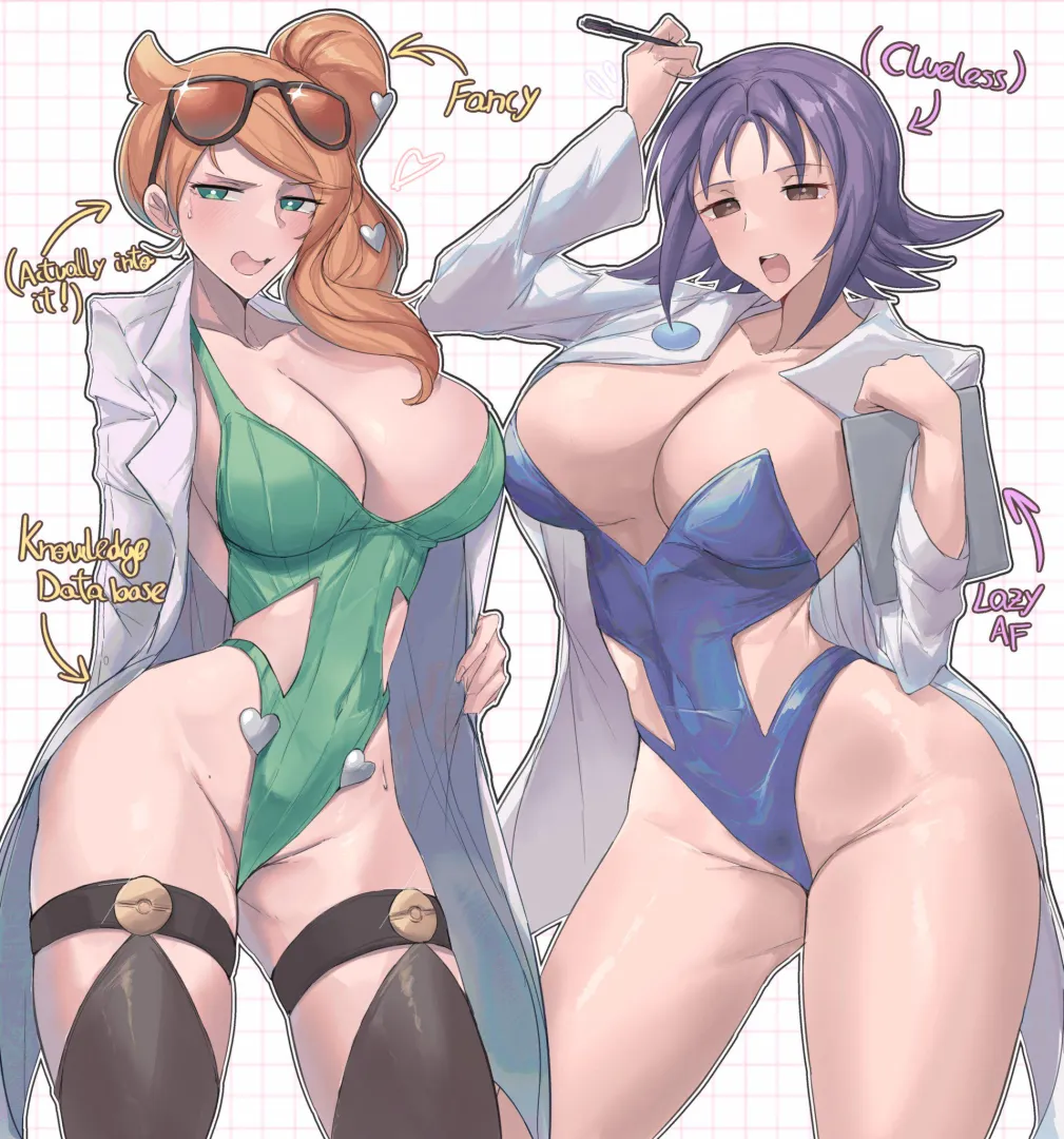 Professor Sonia and Ivy's New Clothes (CalmGreenTori)