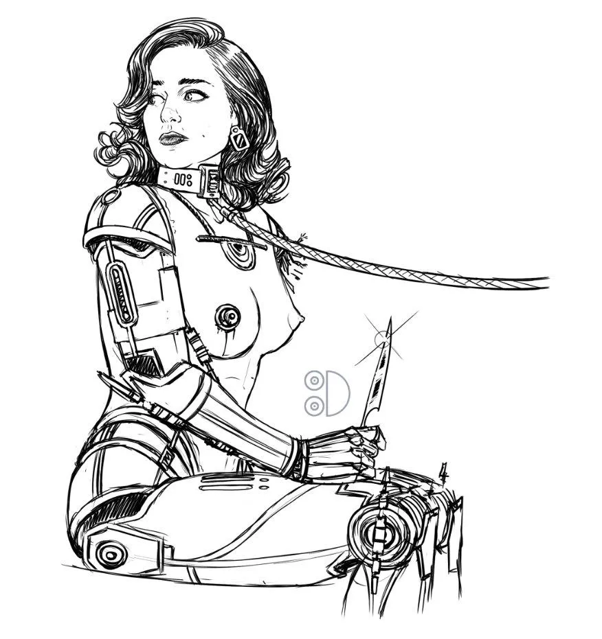 Qi’ra cyborg slave (Tittydispenser)