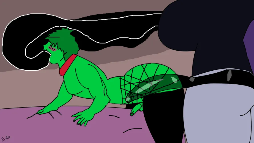 Raven teaching a lesson, best boy